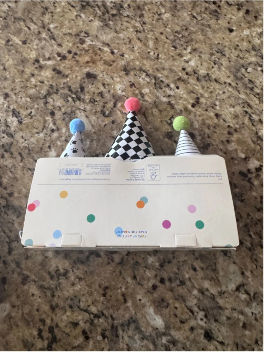 Unisex Spritz Party Hats One Size White Black